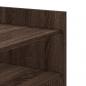 Preview: Couchtisch Braun Eichen-Optik 100x50x50 cm Holzwerkstoff