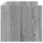 Preview: Wandregal Grau Sonoma 100x35x30,5 cm Holzwerkstoff