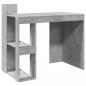 Preview: Schreibtisch Betongrau 103,5x56,5x94 cm Holzwerkstoff