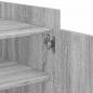 Preview: Couchtisch Grau Sonoma 100x50x50 cm Holzwerkstoff