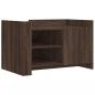 Preview: Couchtisch Braun Eichen-Optik 80x50x50 cm Holzwerkstoff