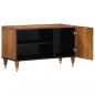 Preview: TV-Schrank 80x33x46 cm Massivholz Mango