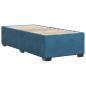 Preview: Bettgestell Blau 90x190 cm Samt