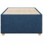 Preview: Bettgestell Blau 80x200 cm Stoff