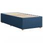 Preview: Bettgestell Blau 80x200 cm Stoff