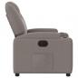 Preview: Relaxsessel Elektrisch Taupe Stoff