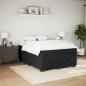 Preview: Boxspringbett mit Matratze Schwarz 160x200 cm Samt