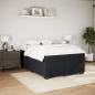 Preview: Boxspringbett mit Matratze Schwarz 140x190 cm Samt