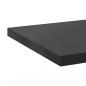 Preview: Wandregale 2 Stk. 100x40x3 cm Schwarz Edelstahl