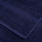 Preview: Premium-Saunatücher SOLUND 10 Stk Marineblau 80x200 cm 600 g/m²