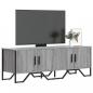 Preview: ARDEBO.de - TV-Schrank Grau Sonoma 122x34x41 cm Holzwerkstoff