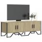 Preview: ARDEBO.de - TV-Schrank Sonoma-Eiche 122x34x41 cm Holzwerkstoff