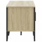 Preview: TV-Schrank Sonoma-Eiche 122x34x41 cm Holzwerkstoff