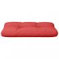 Preview: Palettenkissen Rot 70x40x12 cm Stoff