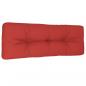 Preview: Palettenkissen Rot 120x40x12 cm Stoff