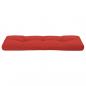 Preview: Palettenkissen Rot 120x40x12 cm Stoff