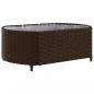 Preview: 8-tlg. Garten-Sofagarnitur mit Kissen Braun Poly Rattan