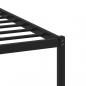 Preview: Metallbett ohne Matratze Sonoma-Eiche 90x190 cm