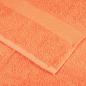 Preview: Premium-Saunatücher SOLUND 4 Stk. Orange 80x200 cm 600 g/m²