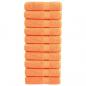 Preview: ARDEBO.de - Premium-Handtücher SOLUND 10 Stk. Orange 50x100 cm 600 g/m²