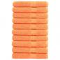 Preview: ARDEBO.de - Premium-Handtücher SOLUND 10 Stk. Orange 100x200 cm 600 g/m²