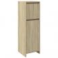 Preview: Badezimmerschrank Sonoma-Eiche 30x30x95 cm Holzwerkstoff