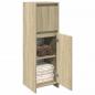 Preview: Badezimmerschrank Sonoma-Eiche 30x30x95 cm Holzwerkstoff