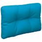 Preview: Palettenkissen Hellblau 50x40x12 cm Stoff