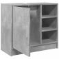 Preview: Waschbeckenunterschrank Betongrau 63x29x55 cm Holzwerkstoff