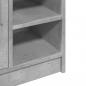 Preview: Waschbeckenunterschrank Betongrau 63x29x55 cm Holzwerkstoff