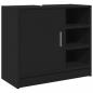 Preview: Waschbeckenunterschrank Schwarz 63x29x55 cm Holzwerkstoff