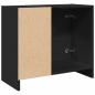 Preview: Waschbeckenunterschrank Schwarz 63x29x55 cm Holzwerkstoff