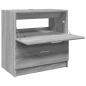 Preview: Waschbeckenunterschrank Grau Sonoma 59x37x59 cm Holzwerkstoff