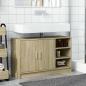 Preview: Waschbeckenunterschrank Sonoma-Eiche 90x29x55 cm Holzwerkstoff