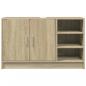 Preview: Waschbeckenunterschrank Sonoma-Eiche 90x29x55 cm Holzwerkstoff