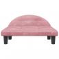 Preview: Hundebett Rosa 70x52x30 cm Samt