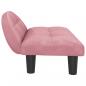 Preview: Hundebett Rosa 70x52x30 cm Samt