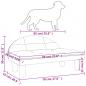 Preview: Hundebett Rosa 70x52x30 cm Samt