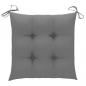 Preview: Stuhlkissen 2 Stk. Grau 40x40x7 cm Oxford-Gewebe