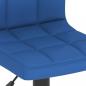 Preview: Barhocker Blau Stoff