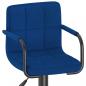 Preview: Barhocker Blau Stoff