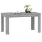 Preview: Esstisch Grau Sonoma 140x74,5x76 cm Holzwerkstoff