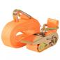 Preview: Ratschen-Spanngurte 10 Stk. 0,4 Tonnen 6m×25 mm Orange