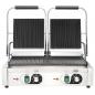 Preview: Doppelter Gerillter Panini-Grill 3600 W 57x30,5x20 cm