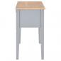 Preview: Schreibtisch Grau 109,5 x 45 x 77,5 cm Holz