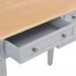 Preview: Schreibtisch Grau 109,5 x 45 x 77,5 cm Holz