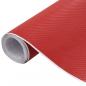 Preview: ARDEBO.de - Autofolien 2 Stk. 4D Rot 100x150 cm+50x150 cm