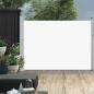 Preview: ARDEBO.de - Ausziehbare Seitenmarkise 120×500 cm Creme