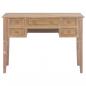 Preview: Schreibtisch Braun 109,5 x 45 x 77,5 cm Holz