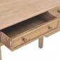 Preview: Schreibtisch Braun 109,5 x 45 x 77,5 cm Holz